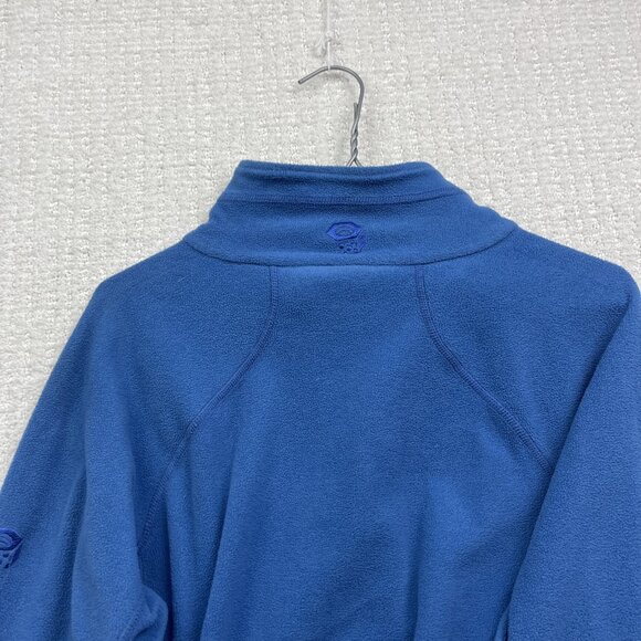 Mountain Hardwear Blue Polartec Fleece 1/2 Zip Jacket Men M Outdoor Hiking Read - Picture 11 of 15